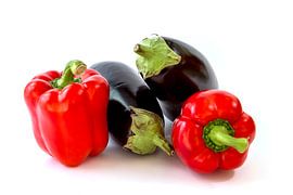 Vegetable isolated on a white background by Carola Schellekens