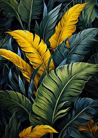 Tropical leaves nature art #flora by JBJart Justyna Jaszke