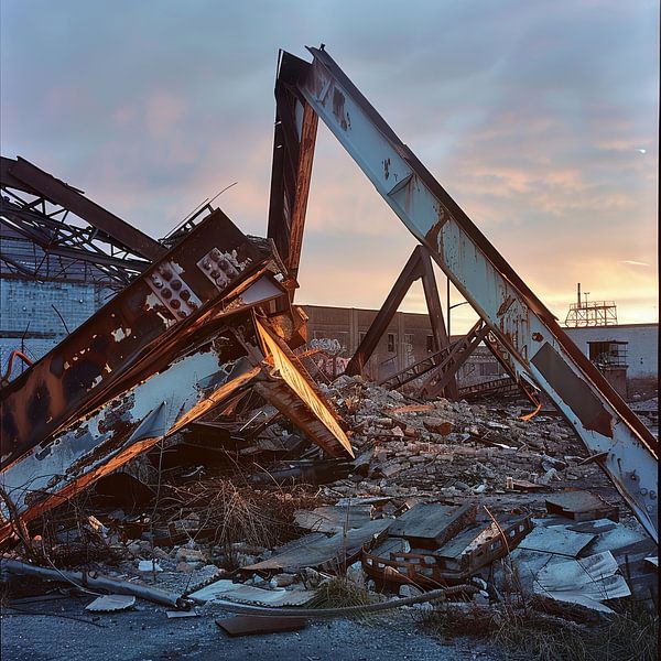 Verloren plaatsen: industrie van Poster Art Shop