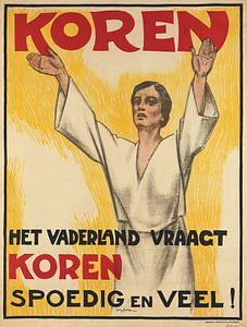 Willy Sluiter, Das Vaterland verlangt Getreide, 1914-1918