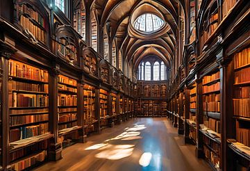 Arcane Library of Dreams by Art Just Works