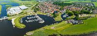 Vollenhove luchtfoto tijdens de zomer van Sjoerd van der Wal Fotografie thumbnail