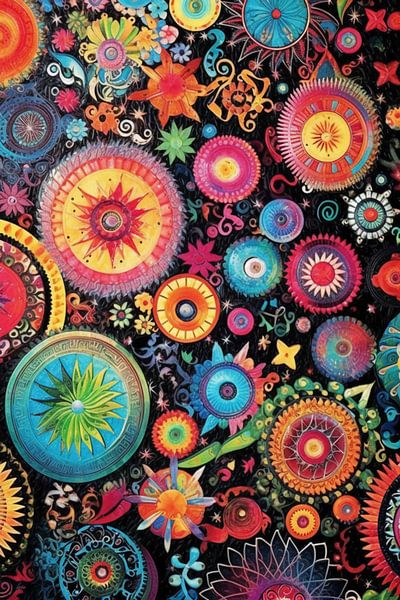 watercolor mandala by haroulita