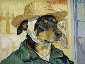 Vincent le chien sur Mad Dog Art