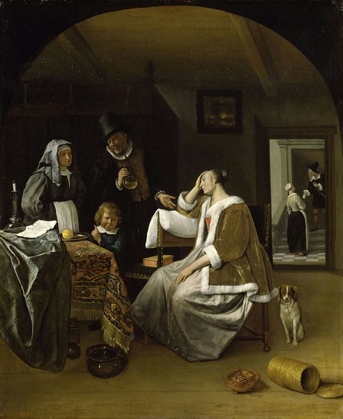 Lovesick Girl, Jan Steen par Des maîtres magistraux