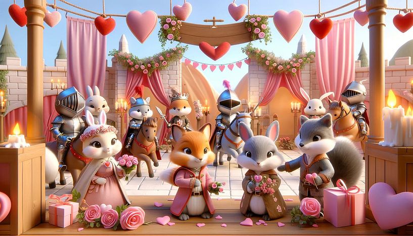 Heartfelt wedding in the animal kingdom by artefacti