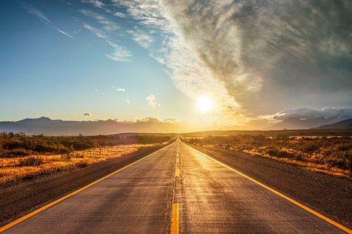 Dream road in Patagonia - Fin del Mundo by Dieter Meyrl