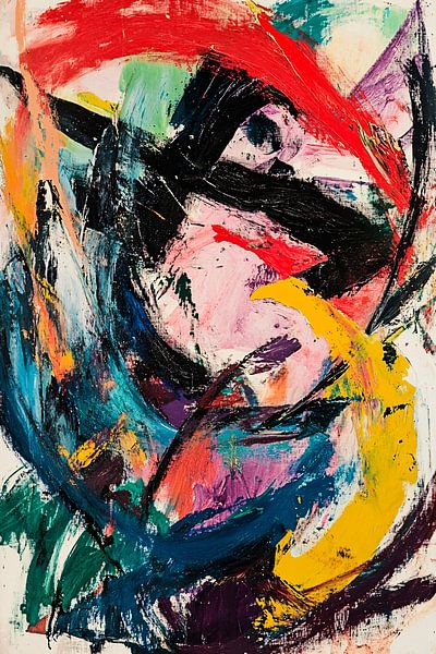 Dessin abstrait dynamique et coloré par Imperial Art House