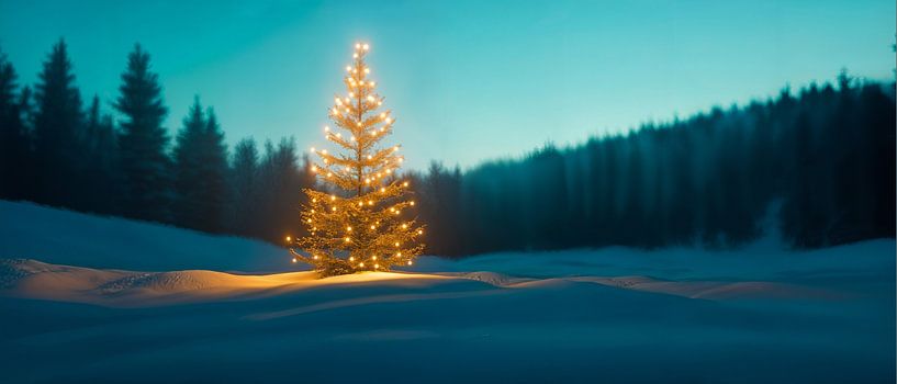 Kerst glamour van Poster Art Shop