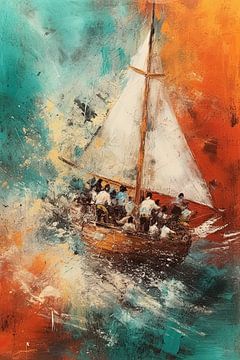 Sailboat by Bert Nijholt