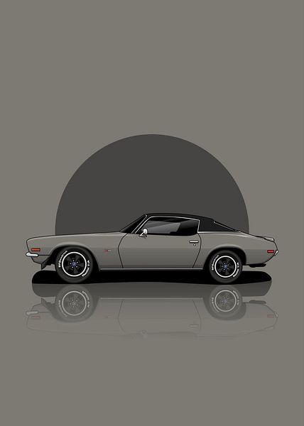 Art 1970 Chevrolet Camar Grey par D.Crativeart