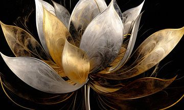 Lotus Silver & Gold by Jacky
