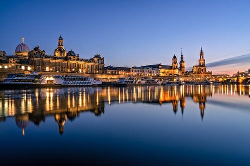 Zonsondergang in Dresden