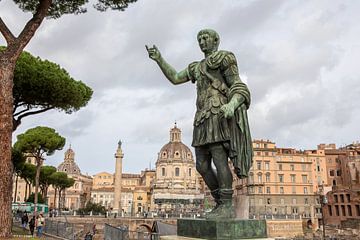 Rome - Statue of Trajan by t.ART