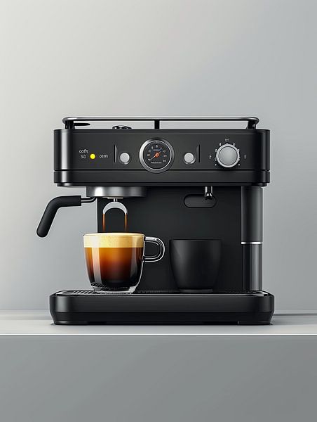 eine Tasse Kaffee oder Cappuccino trinken von Egon Zitter