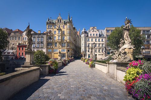 De Sint-Jansbrug, een gotische brug in Klodzko, Polen
