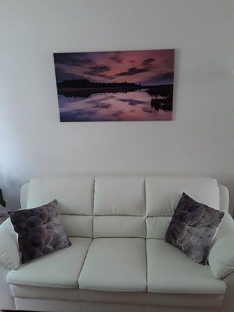 Sunset at a pond in Drenthe.