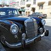 Vintage Mercedes in de straten van San Francisco van t.ART