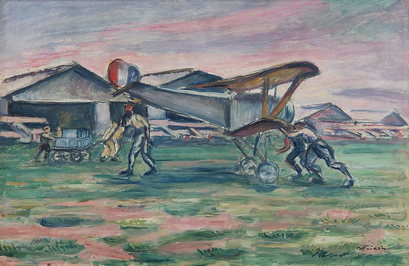 Othon Friesz, Flughafen, 1917 von Atelier Liesjes