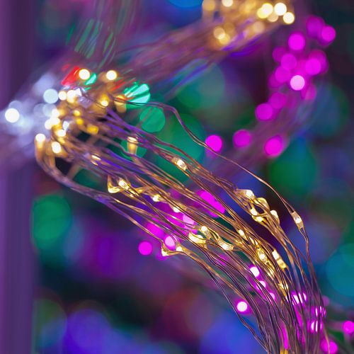 Dromerige licht motie in een kleurrijke, fantasierijke sfeer