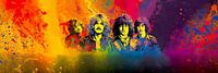 Led Zeppelin - Une peinture colorée