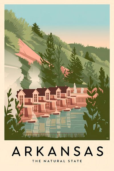 Arkansas von Poster Art Shop