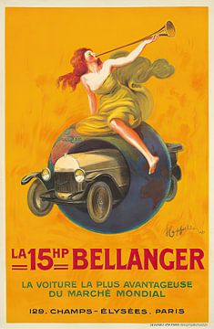 Leonetto Cappiello - La 15hp Bellanger (1921) van Peter Balan
