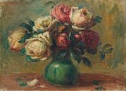 Rozen in een vaas, Pierre-Auguste Renoir van Meesterlijcke Meesters thumbnail