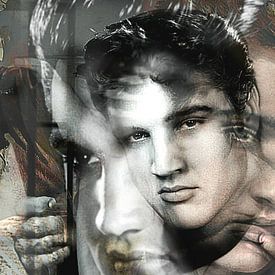 Pop-Art, Elvis Presley von Kirsti's Kunst