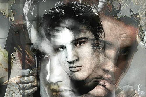 Popart, Elvis Presley van Kirsti's Kunst