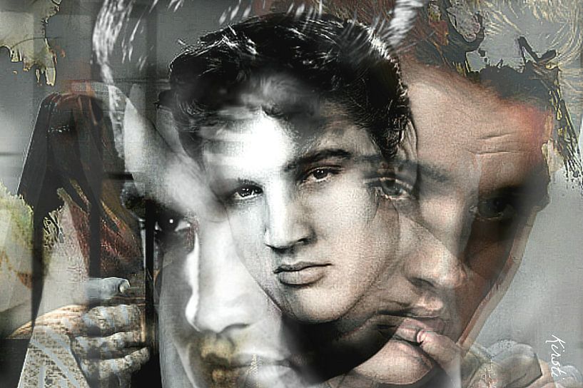 Pop-Art, Elvis Presley von Kirsti's Kunst