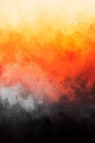Dégradé de couleurs orange et noir