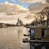 Amsterdam in winter van Maarten Drupsteen