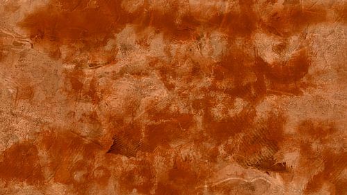 Fantasie, moderne natuur abstractie in koperbrons