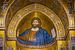 Mosaïque du Christ dans la cathédrale de Monreale, Sicile sur Rietje Bulthuis