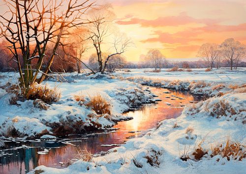 Winter-Gemälde 26939