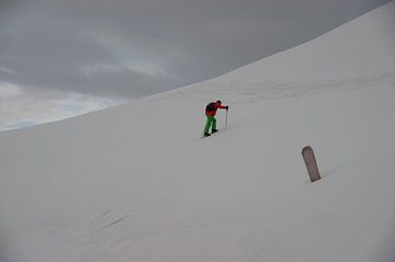 Alpiniste solitaire sur Hilda van den Burgt