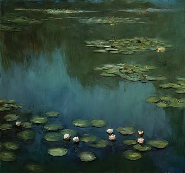 Water Lilies by Timba Art