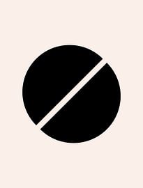 Circles. Retro 1920s vintage geometric shape No. 4 by Dina Dankers