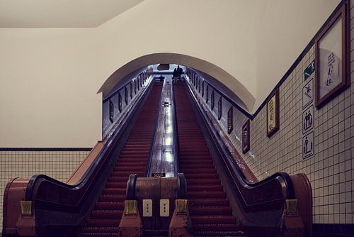 Escalator tunnel Sint Anna Anvers sur Wilfried Roovers