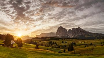 Seiser Alm in den Dolomiten von Dieter Meyrl