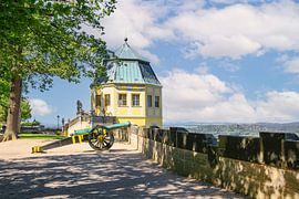 Friedrichsburg Castle on Königstein Fortress by Johann Pavelka