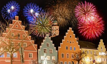 Feuerwerk in Schrobenhausen von ManfredFotos