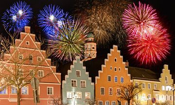 Vuurwerk in Schrobenhausen van ManfredFotos