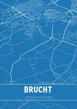 Blueprint | Map | Brucht (Overijssel) by Rezona