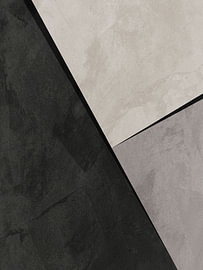 Zeitgenössische minimalistische geometrische abstrakte Kunst, erdige Töne von Online Arts