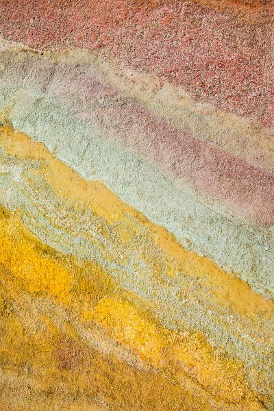 Coloured sand in Peru by Teuntje Fleur