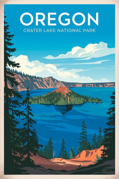 Oregon von Poster Art Shop