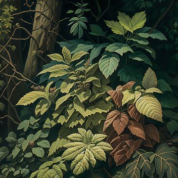 Rustig bos van Vythryd Arts