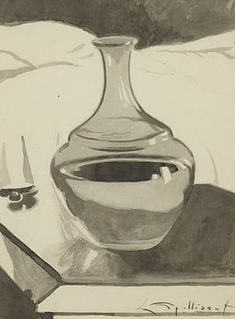 Léon Spilliaert - Carafe sur table de nuit (1909) sur Peter Balan
